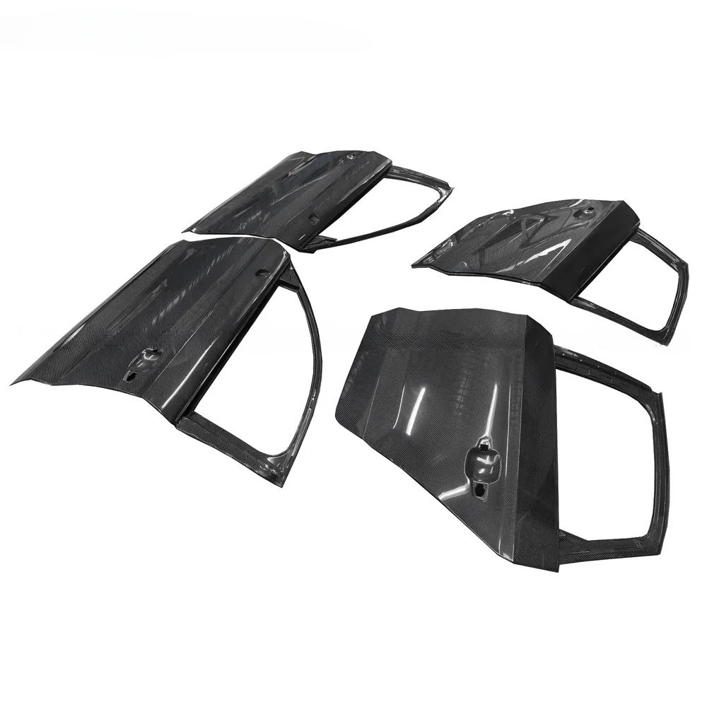 АUDI A3 S3 RS3 8V Sedan Side Doors 2014-2020 Kazento Carbon Parts Carbon Fiber S3-OUTDOOR-OE-CF