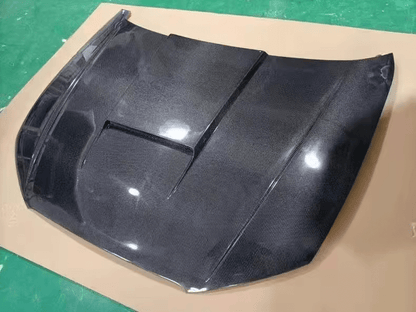 АUDI A3 S3 RS3 8V Vented Bonnet Hood 2014-2020 Kazento Carbon Parts Carbon Fiber RS3-HOOD-LN-CF
