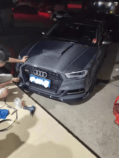 АUDI A3 S3 RS3 8V Vented Bonnet Hood 2014-2020