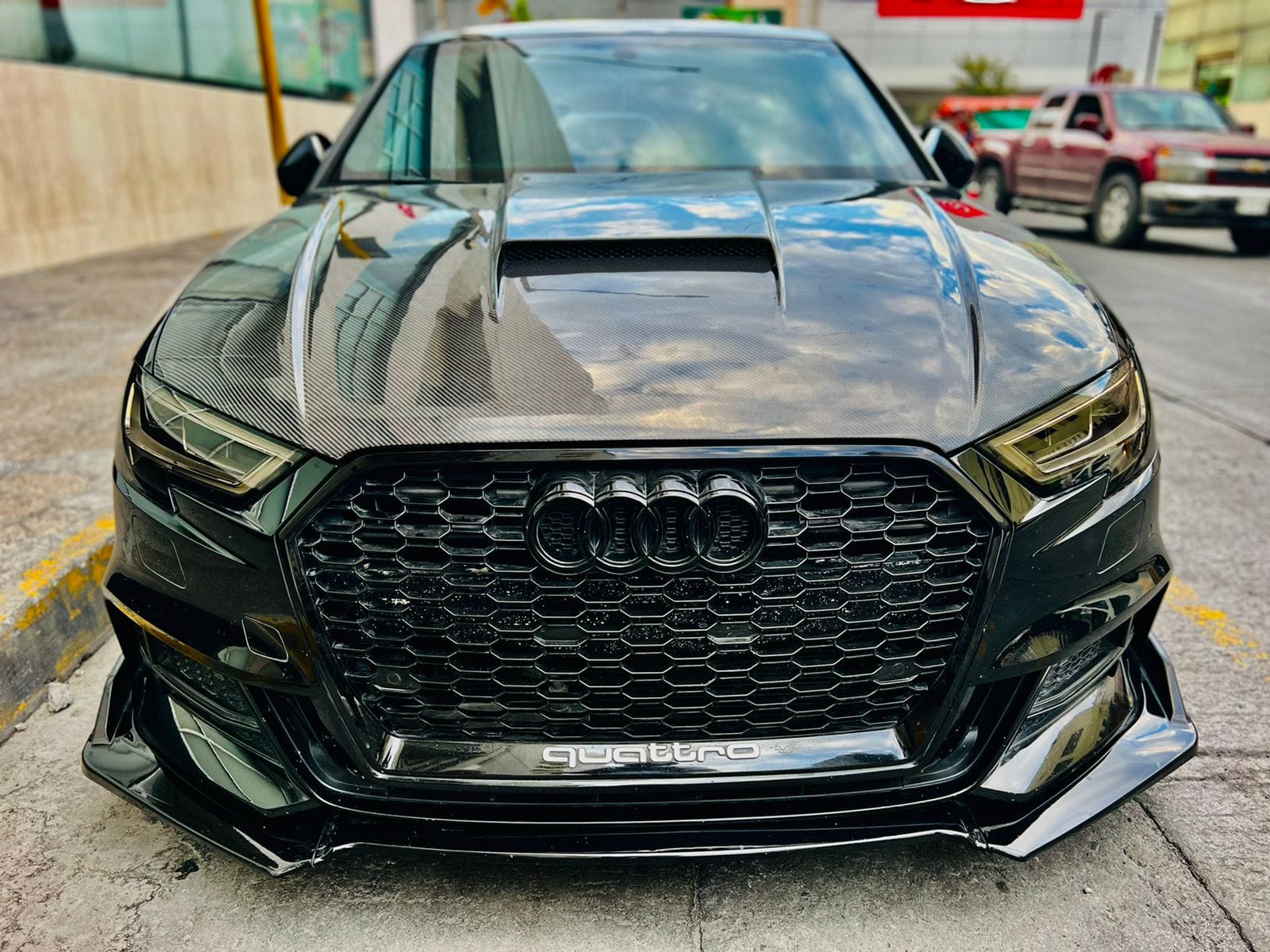 АUDI A3 S3 RS3 8V Vented Bonnet Hood 2014-2020