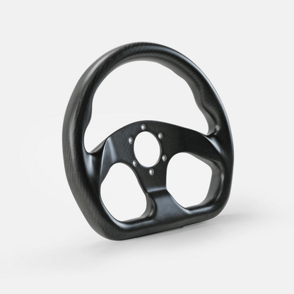 UNIVERSAL Flat Type Steering Steering Wheel Racing Dry Carbon