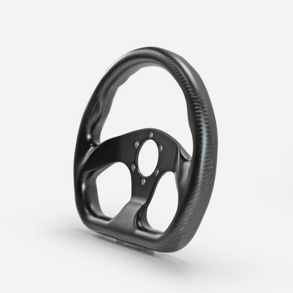 UNIVERSAL Flat Type Steering Steering Wheel Racing Dry Carbon