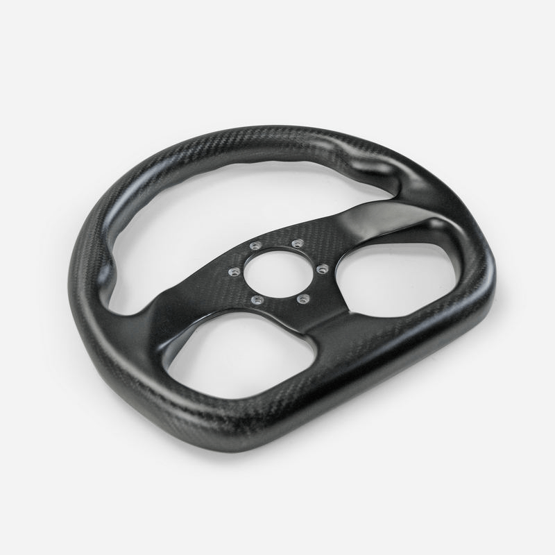 UNIVERSAL Flat Type Steering Steering Wheel Racing Dry Carbon