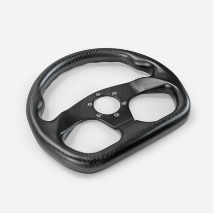 UNIVERSAL Flat Type Steering Steering Wheel Racing Dry Carbon