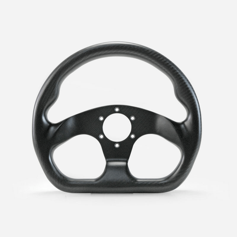 UNIVERSAL Flat Type Steering Steering Wheel Racing Dry Carbon