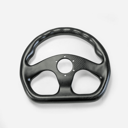 UNIVERSAL Flat Type Steering Steering Wheel Racing Dry Carbon
