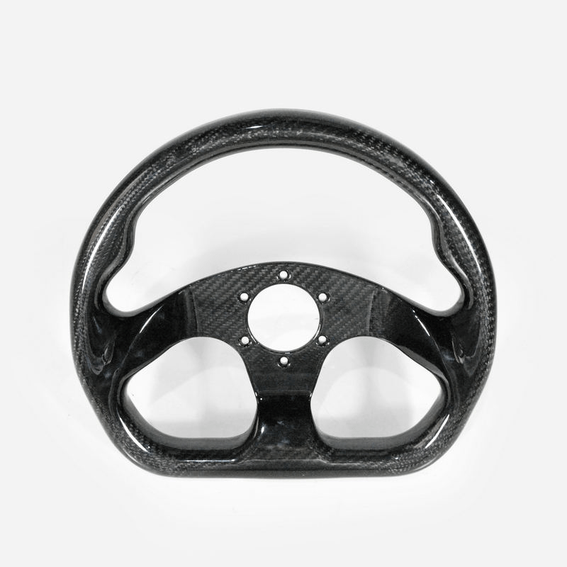 UNIVERSAL Flat Type Steering Steering Wheel Racing Dry Carbon