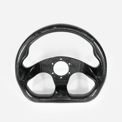 UNIVERSAL Flat Type Steering Steering Wheel Racing Dry Carbon
