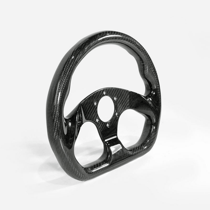 UNIVERSAL Flat Type Steering Steering Wheel Racing Dry Carbon