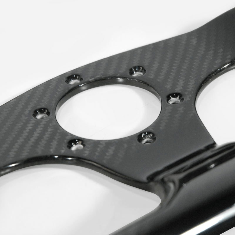 UNIVERSAL Flat Type Steering Steering Wheel Racing Dry Carbon
