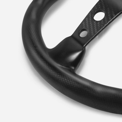 Universal Kit Matt Finish Dry Carbon Steering Wheel Replacement