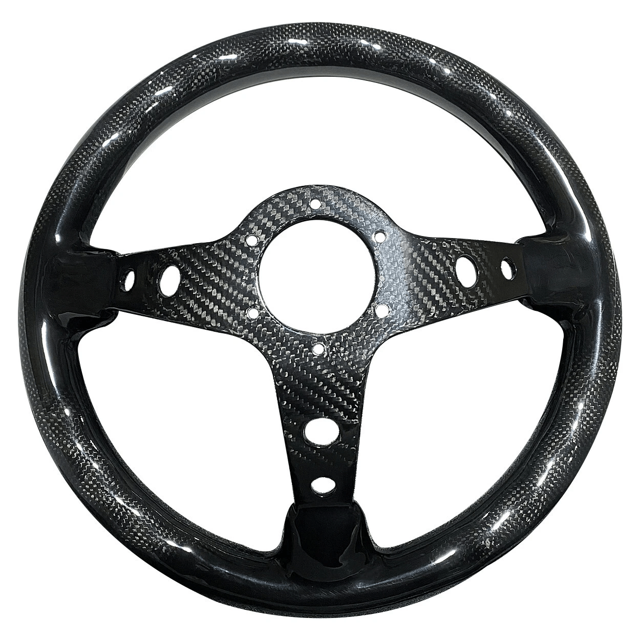 Universal Kit Matt Finish Dry Carbon Steering Wheel Replacement