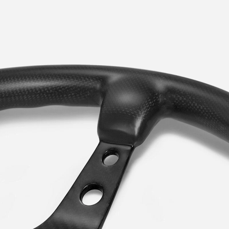 UNIVERSAL Racing S Type Glossy Dry Carbon Flat Steering wheel