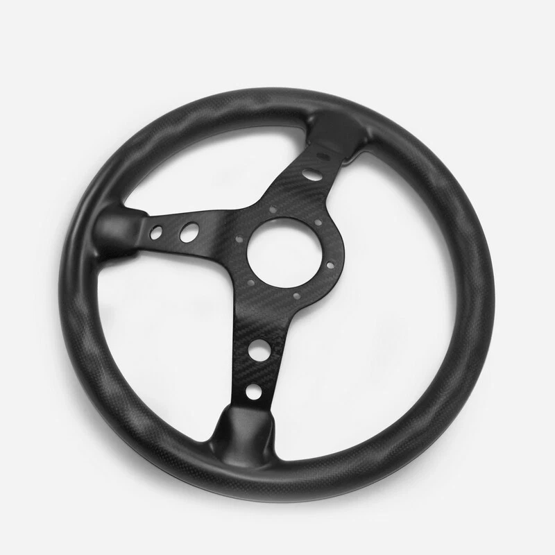 UNIVERSAL Racing S Type Glossy Dry Carbon Flat Steering wheel