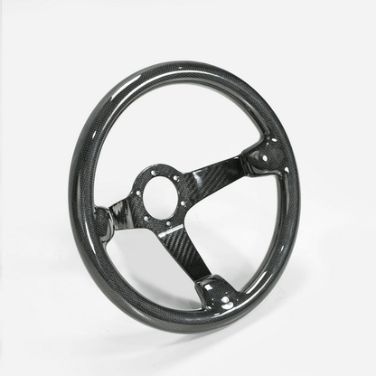 UNIVERSAL Steering wheel Deep Dish Type Racing Glossy Dry Carbon