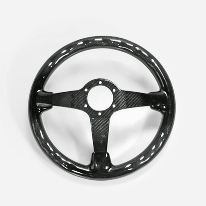 UNIVERSAL Steering wheel Deep Dish Type Racing Glossy Dry Carbon Kazento Carbon Parts