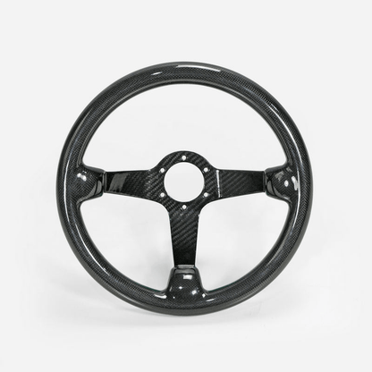 UNIVERSAL Steering wheel Deep Dish Type Racing Glossy Dry Carbon Kazento Carbon Parts