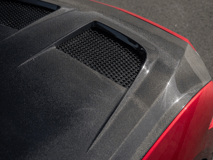 USA Shipping Ford Mustang 2024 7th Gen S650 GD Style Carbon Hood Kazento Carbon Parts Bonnets/Hoods Carbon Fiber (MUST24-HOOD-GD-CF)