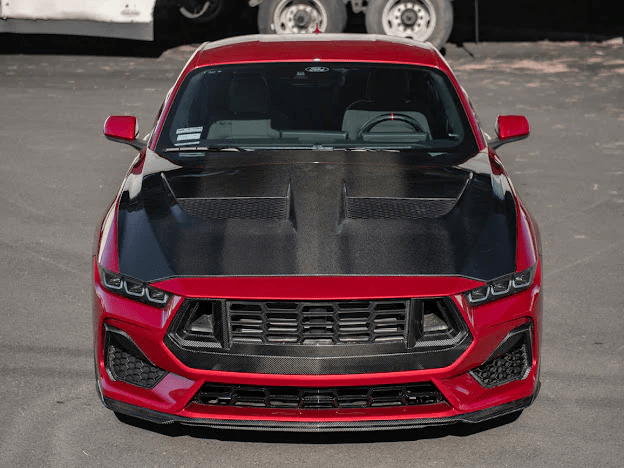 USA Shipping Ford Mustang 2024 7th Gen S650 GD Style Carbon Hood Kazento Carbon Parts Bonnets/Hoods Carbon Fiber (MUST24-HOOD-GD-CF)