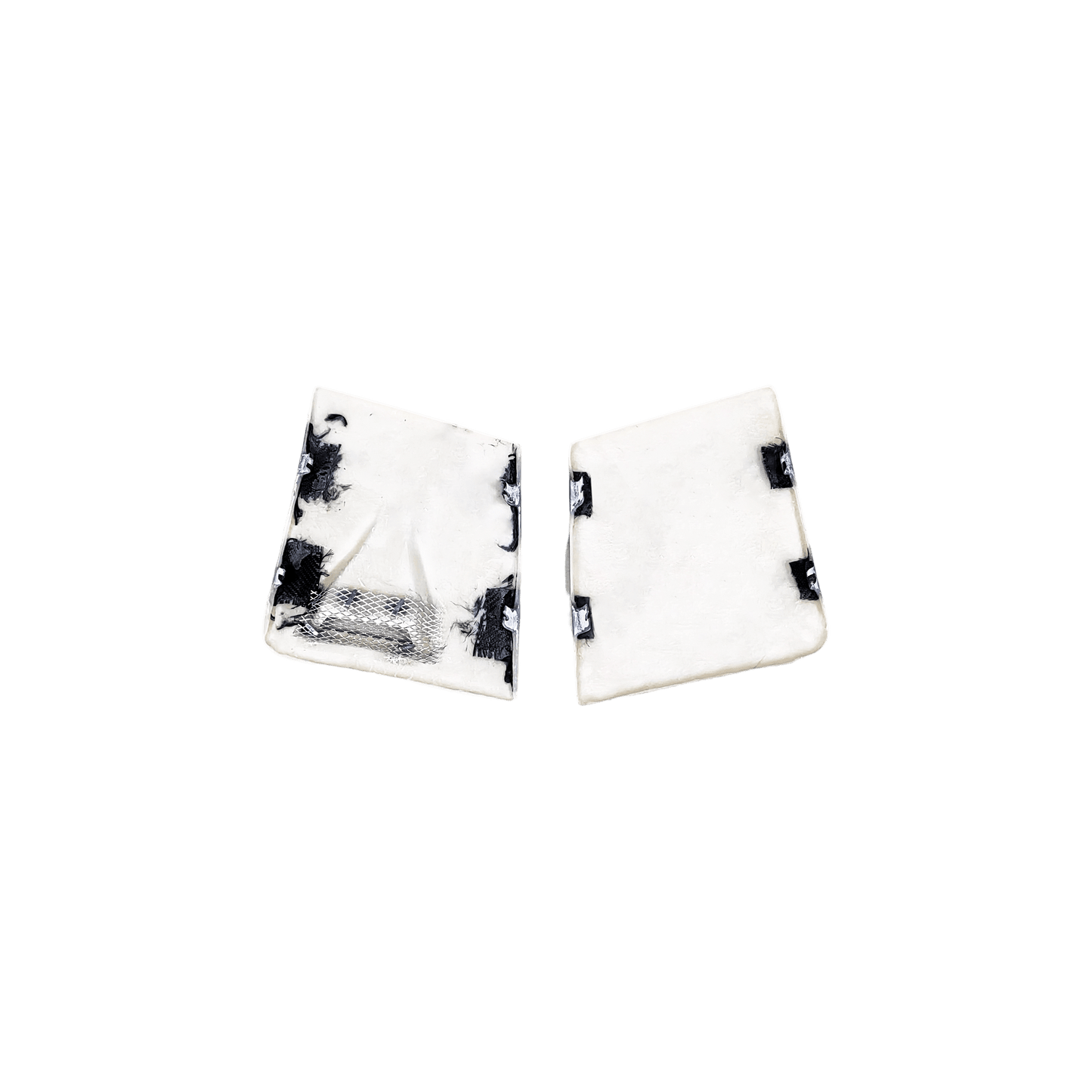 Vented Headlight Cover Pair Fiberglass Unpaint For Mazda MX5 NA MK1 Miata