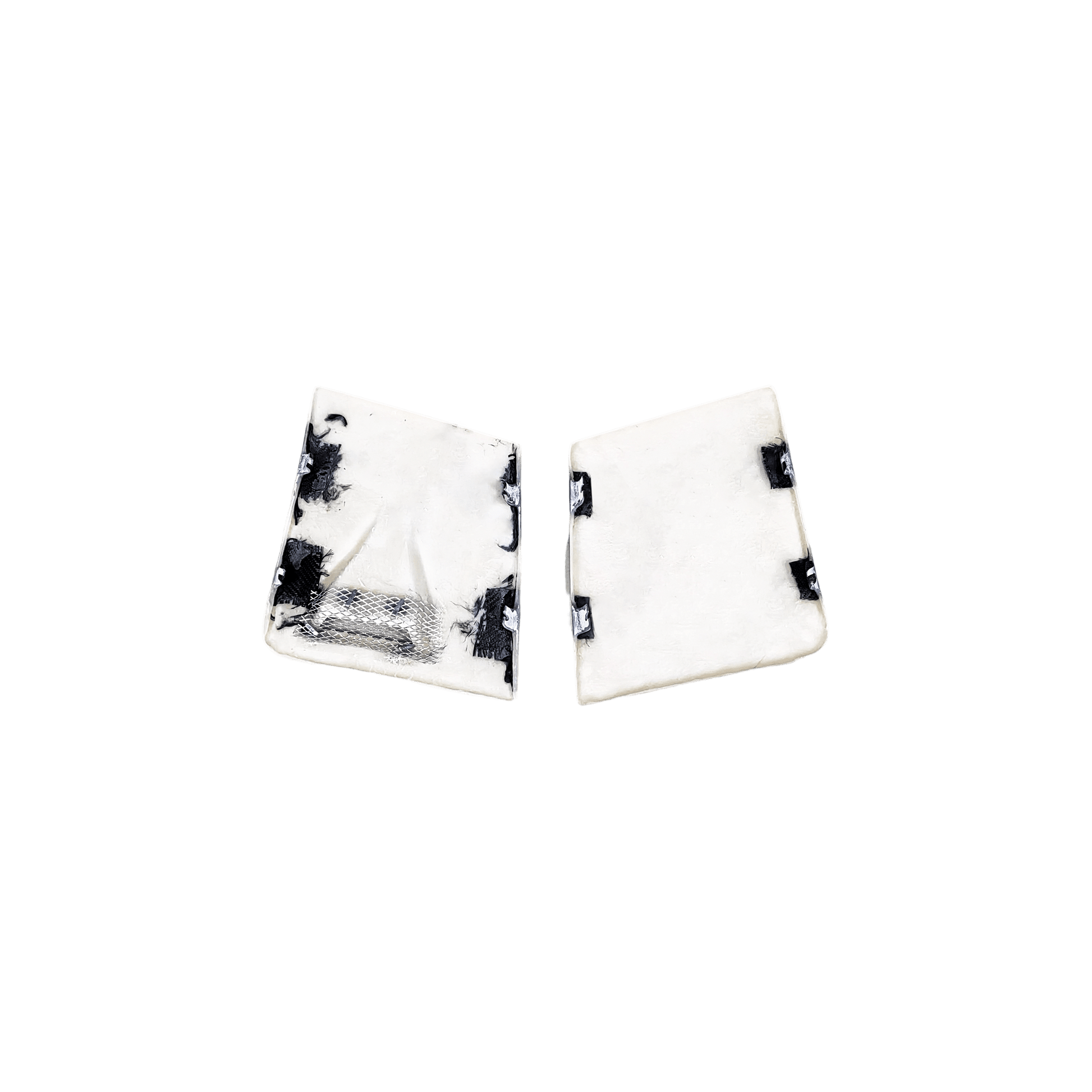 Vented Headlight Cover Pair Fiberglass Unpaint For Mazda MX5 NA MK1 Miata