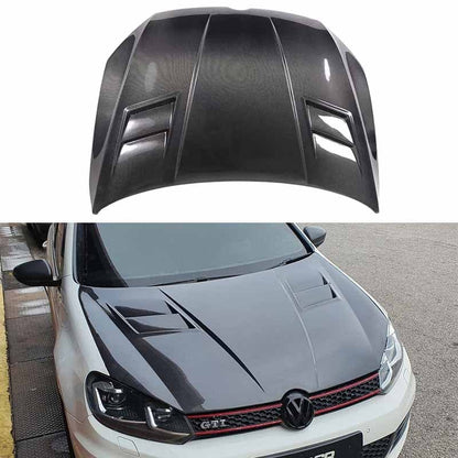 VOLKSWAGEN GOLF MK6 GTI R ASPEC Style Vented Hood Bonnet 2008-2012