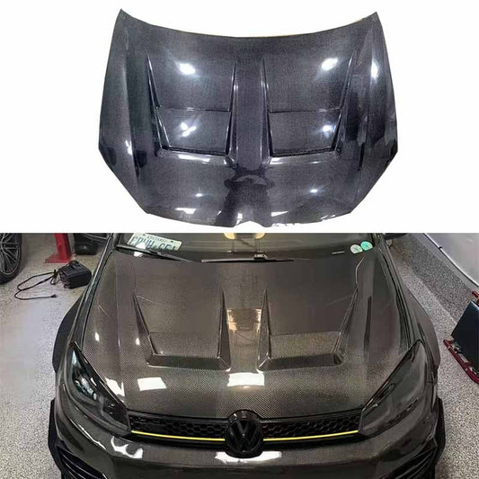 VOLKSWAGEN GOLF MK6 GTI R M Style Vented Hood Bonnet 2008-2012