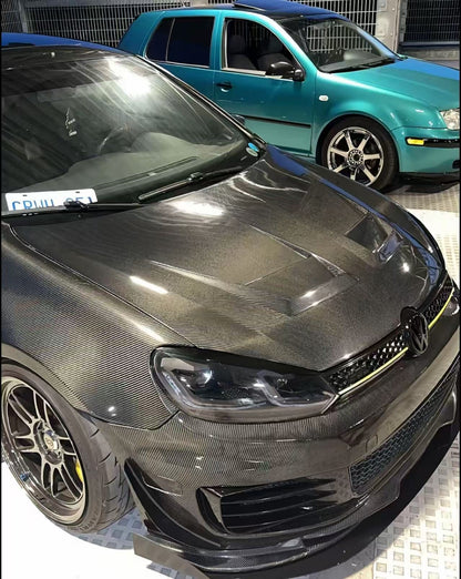 VOLKSWAGEN GOLF MK6 GTI R M Style Vented Hood Bonnet 2008-2012