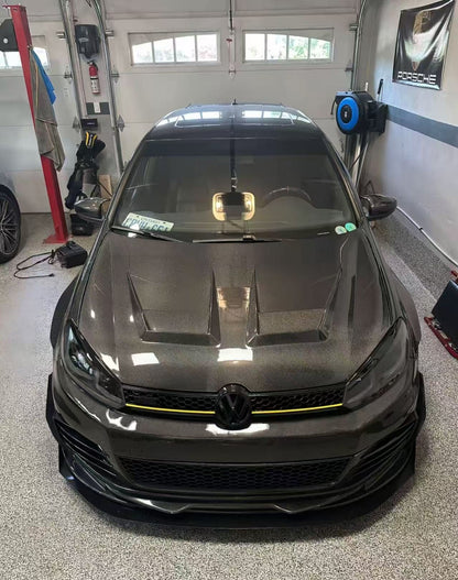 VOLKSWAGEN GOLF MK6 GTI R M Style Vented Hood Bonnet 2008-2012