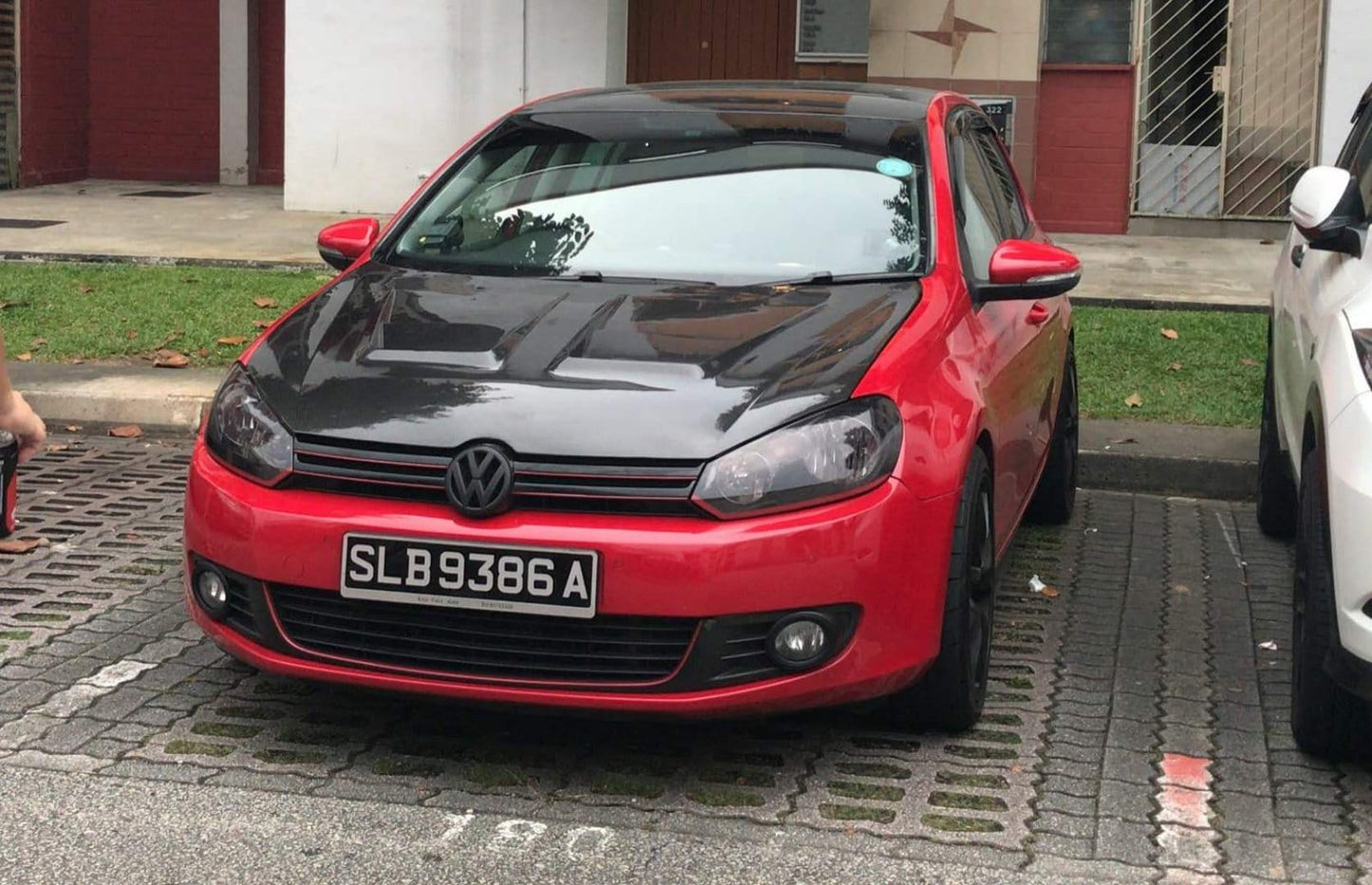 VOLKSWAGEN GOLF MK6 GTI R M Style Vented Hood Bonnet 2008-2012