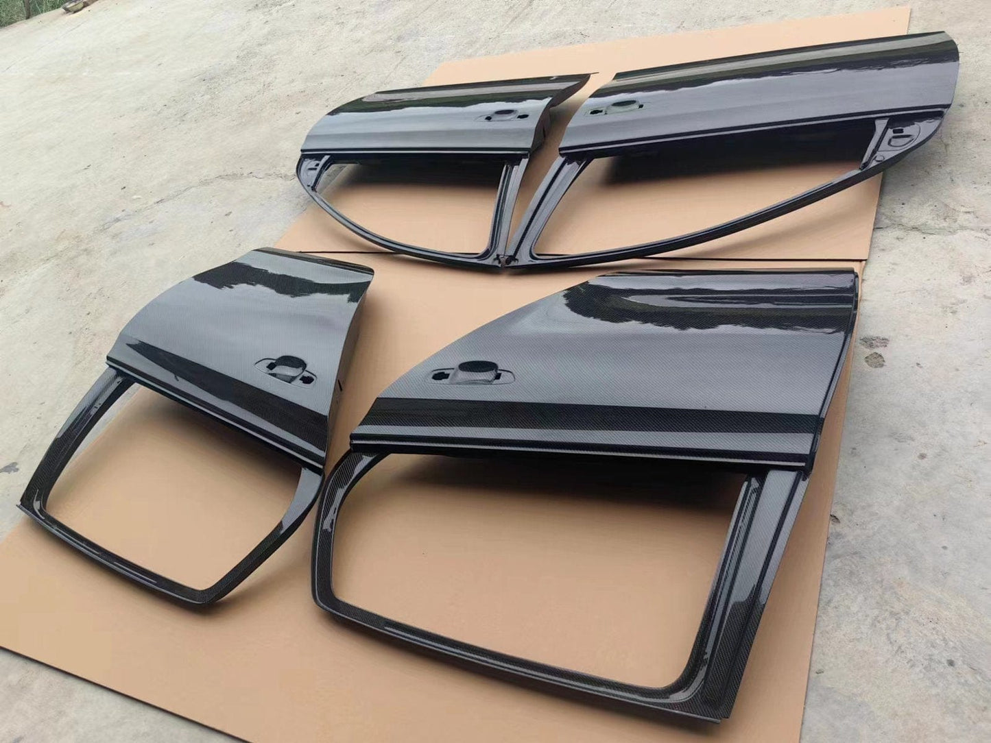 VOLKSWAGEN GOLF MK6 GTI R OEM Carbon Doors 2008-2012 4PCS