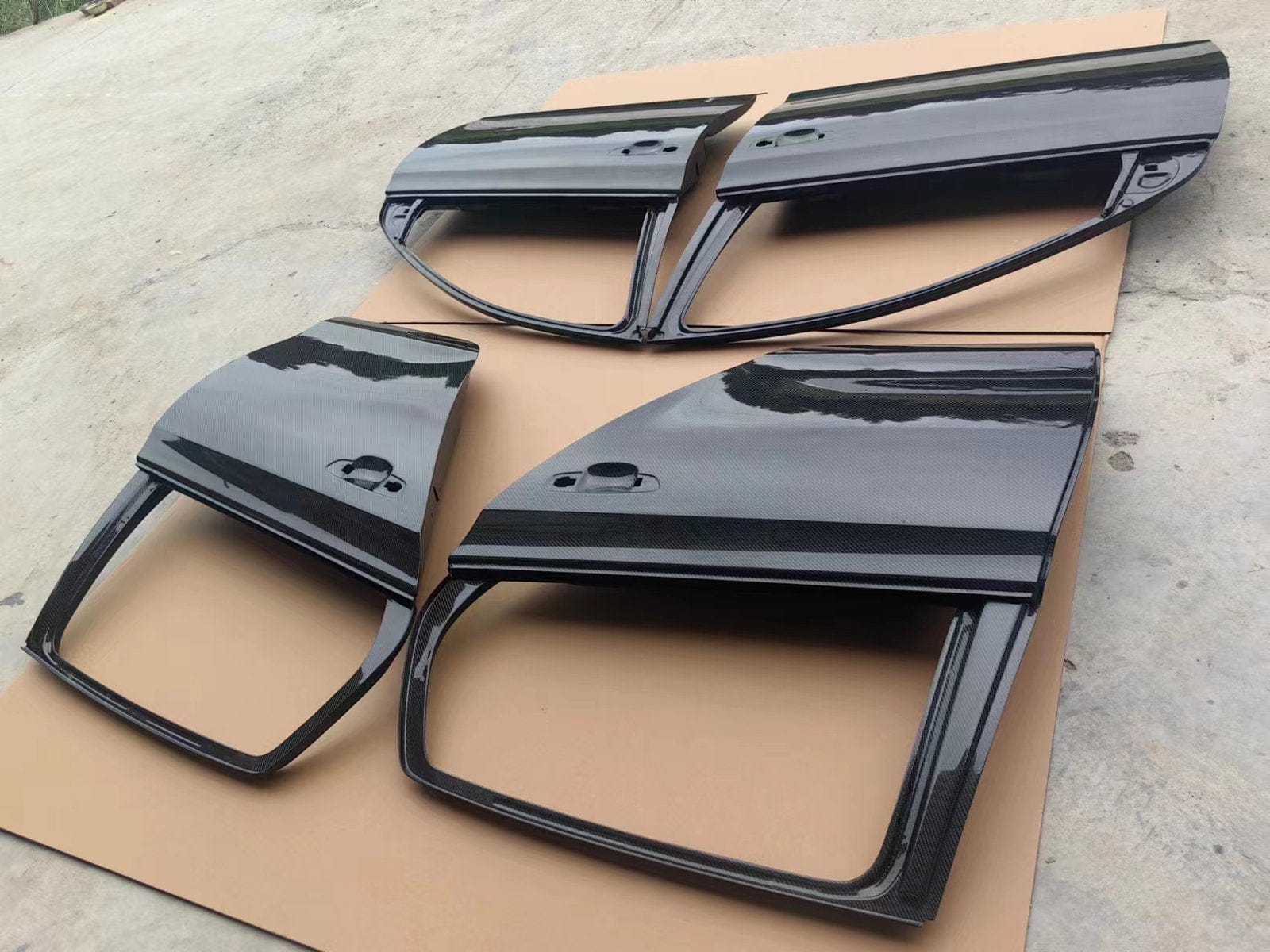 VOLKSWAGEN GOLF MK6 GTI R OEM Carbon Doors 2008-2012 4PCS