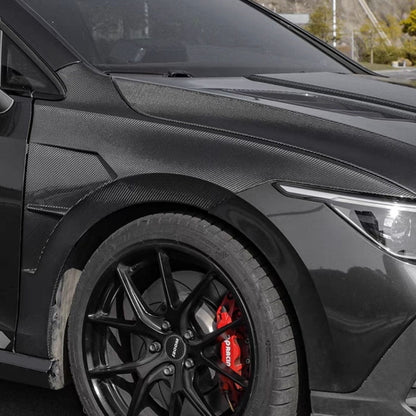 Volkswagen Golf MK8 Front Vented Fenders Replacement 2020+ Kazento Carbon Parts 车身侧板