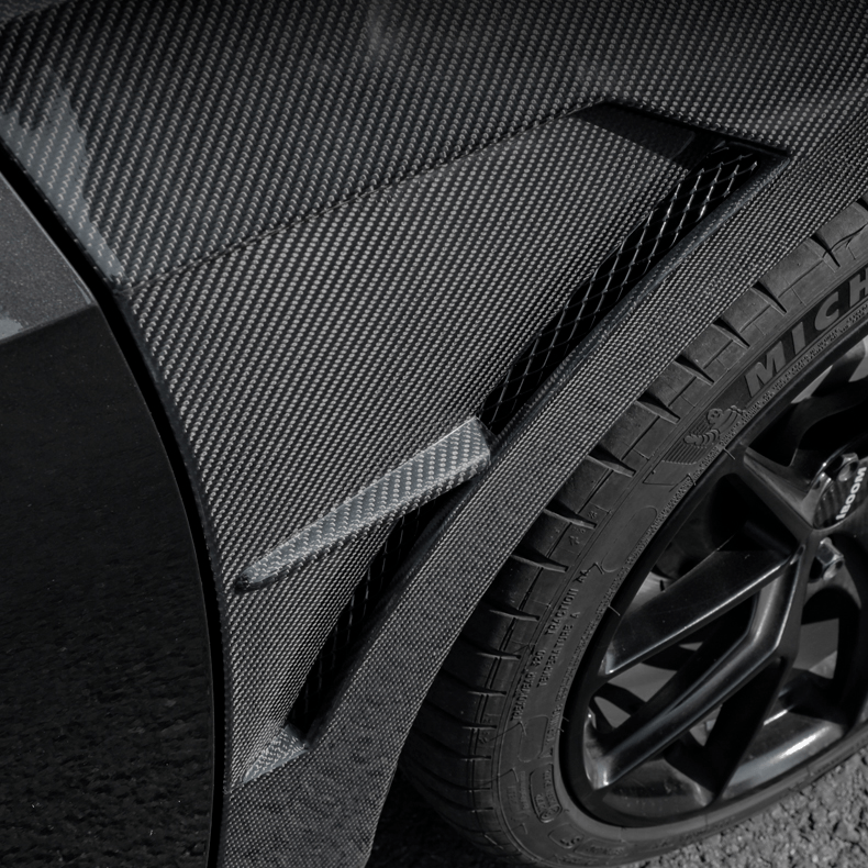 Volkswagen Golf MK8 Front Vented Fenders Replacement 2020+ Kazento Carbon Parts 车身侧板