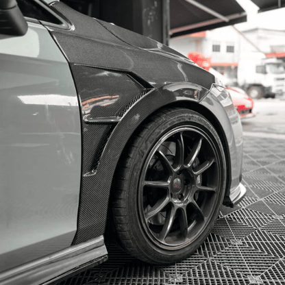 Volkswagen Golf MK8 Front Vented Fenders Replacement 2020+ Kazento Carbon Parts 车身侧板