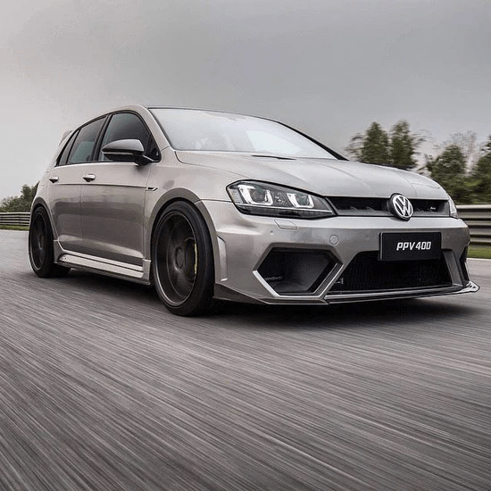 VOLKSWAGEN MK7 ASP TYPE FRONT GRILL Kazento Carbon Parts Carbon Fiber GOLF7-FG-ASP-CF