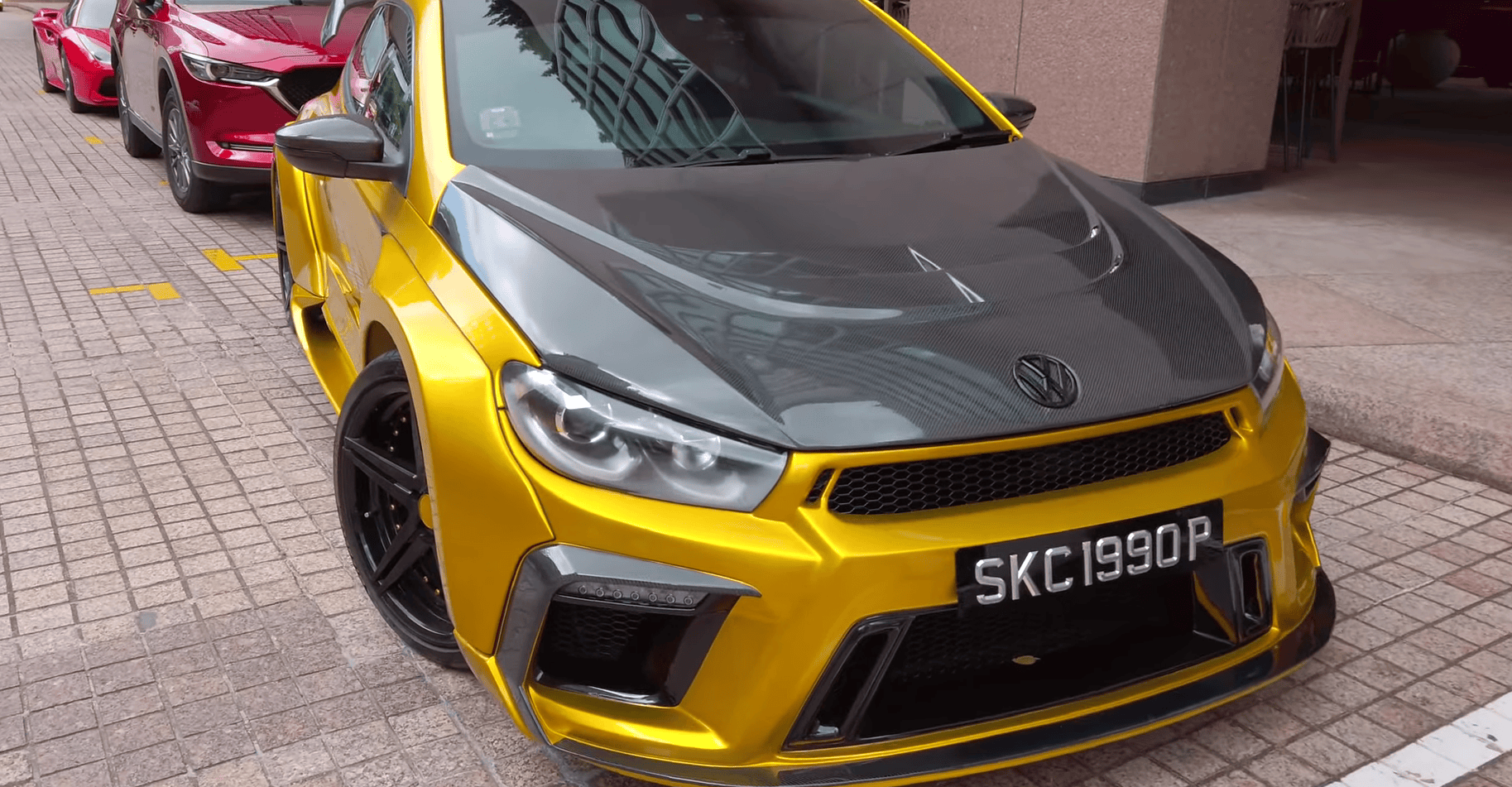Volkswagen Scirocco R 1S Aspec Style Vented Hood Bonnet 2009-2016