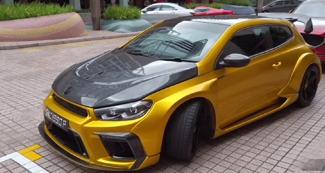 Volkswagen Scirocco R 1S Aspec Style Vented Hood Bonnet 2009-2016