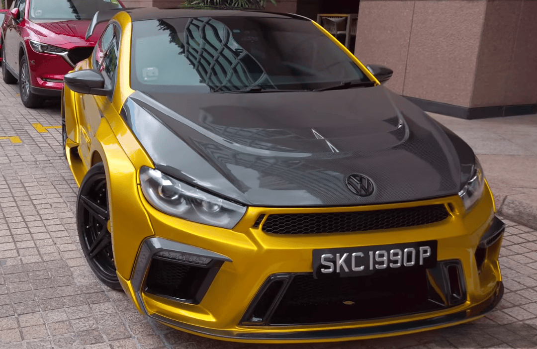 Volkswagen Scirocco R 1S Aspec Style Vented Hood Bonnet 2009-2016