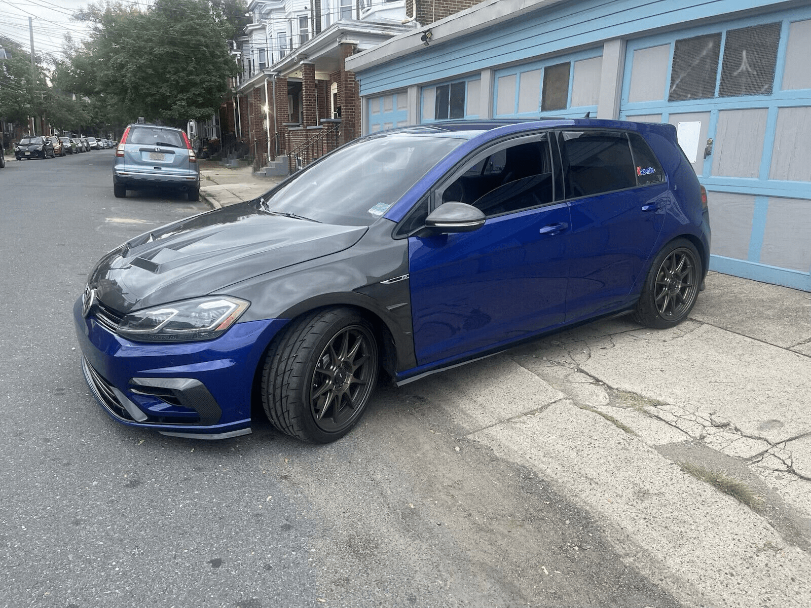 VW Golf 7.5 TSI GTI R-LINE Vented Front Fenders 2017–2020 Kazento Carbon Parts 车身侧板 Carbon Fiber GOLF75-FF-V1-CF