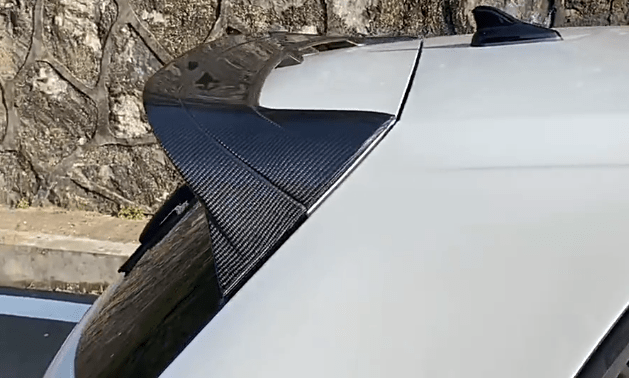 VW Golf 8 GTI/Normal Version R-Style Rear Roof Spoiler Wing Lip Kazento Carbon Parts 车身侧板