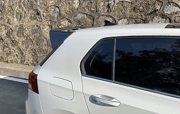 VW Golf 8 Normal Version Oettinger Style Rear Roof Spoiler Wing Lip
