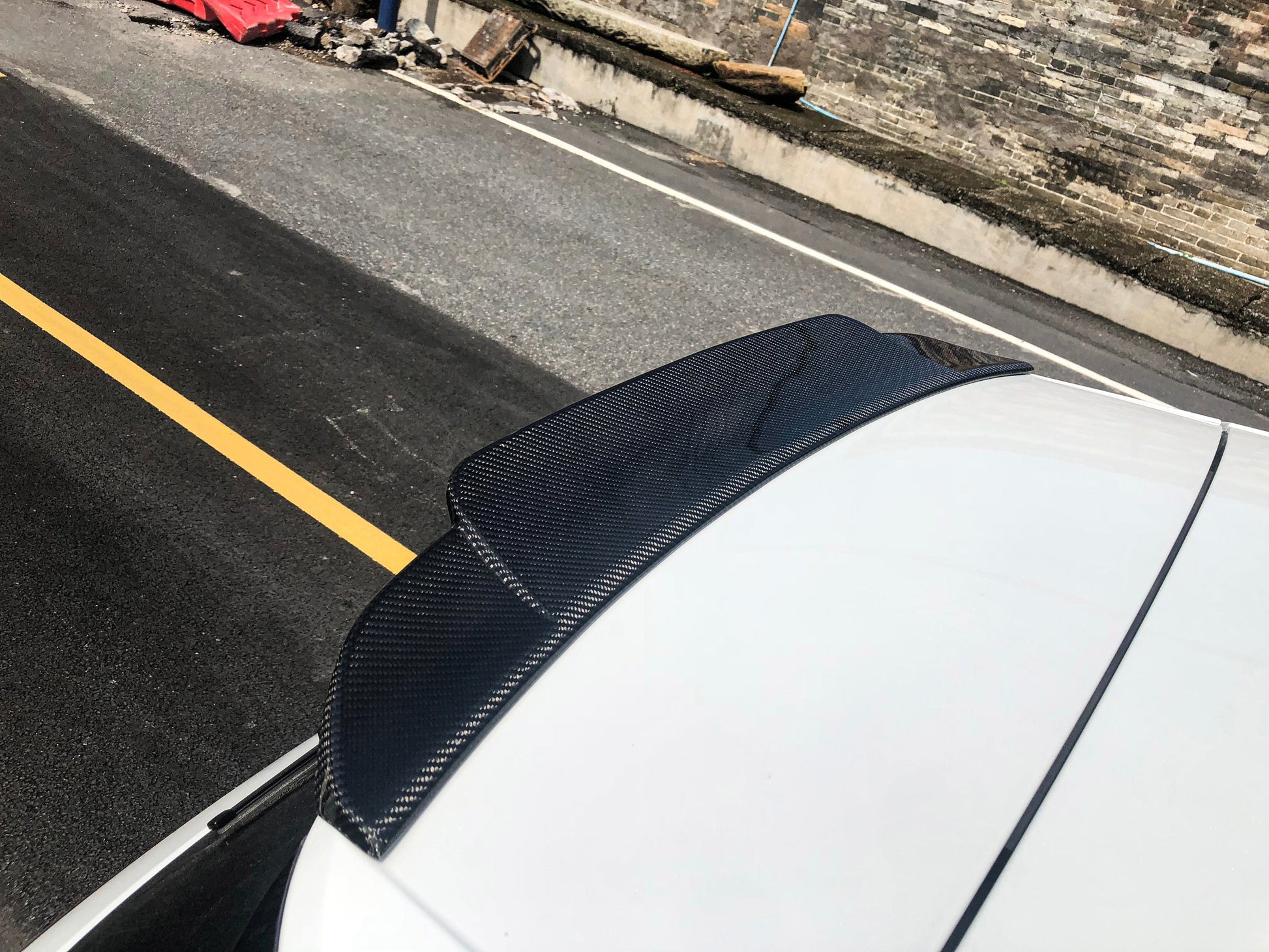 VW Golf 8 R GTI Rear Roof Ducktail Spoiler Cap 2019-2024