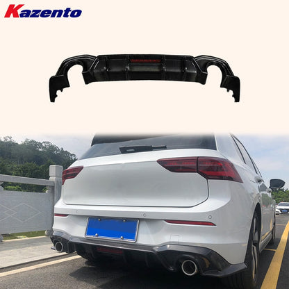 VW GOLF 8 R GTI REAR VALANCE Rear Diffuse with Light 2020+