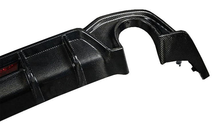 VW GOLF 8 R GTI REAR VALANCE Rear Diffuse with Light 2020+