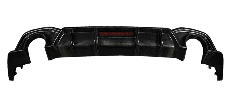 VW GOLF 8 R GTI REAR VALANCE Rear Diffuse with Light 2020+