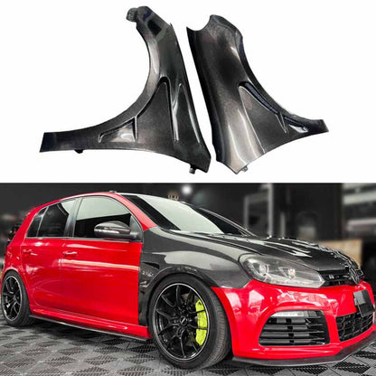 VW Golf MK6 TSI GTI R-LINE Vented Front Fenders 2008-2012