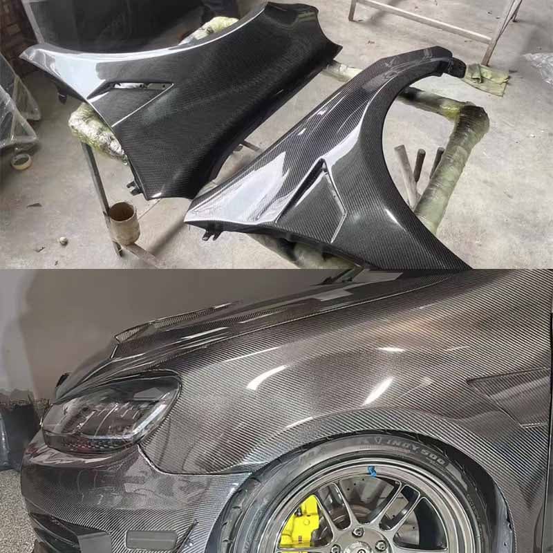 VW Golf MK6 TSI GTI R-LINE Vented Front Wide Fenders+2.5mm 2008-2012