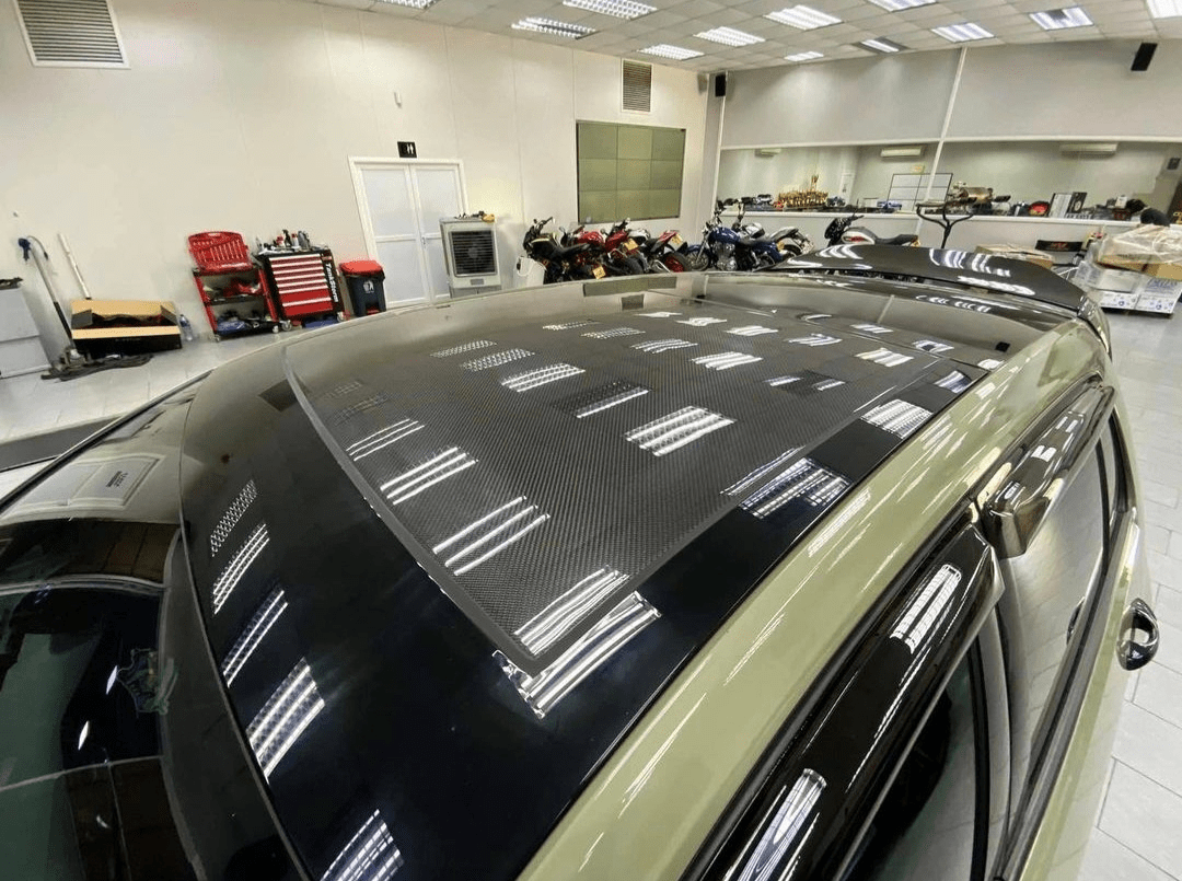 VW Golf MK7/MK7.5 R GTI Sun Roof Glass Replacement Kit 2014-2019 Kazento Carbon Parts Carbon Fiber GOLF7-ROOF-CF