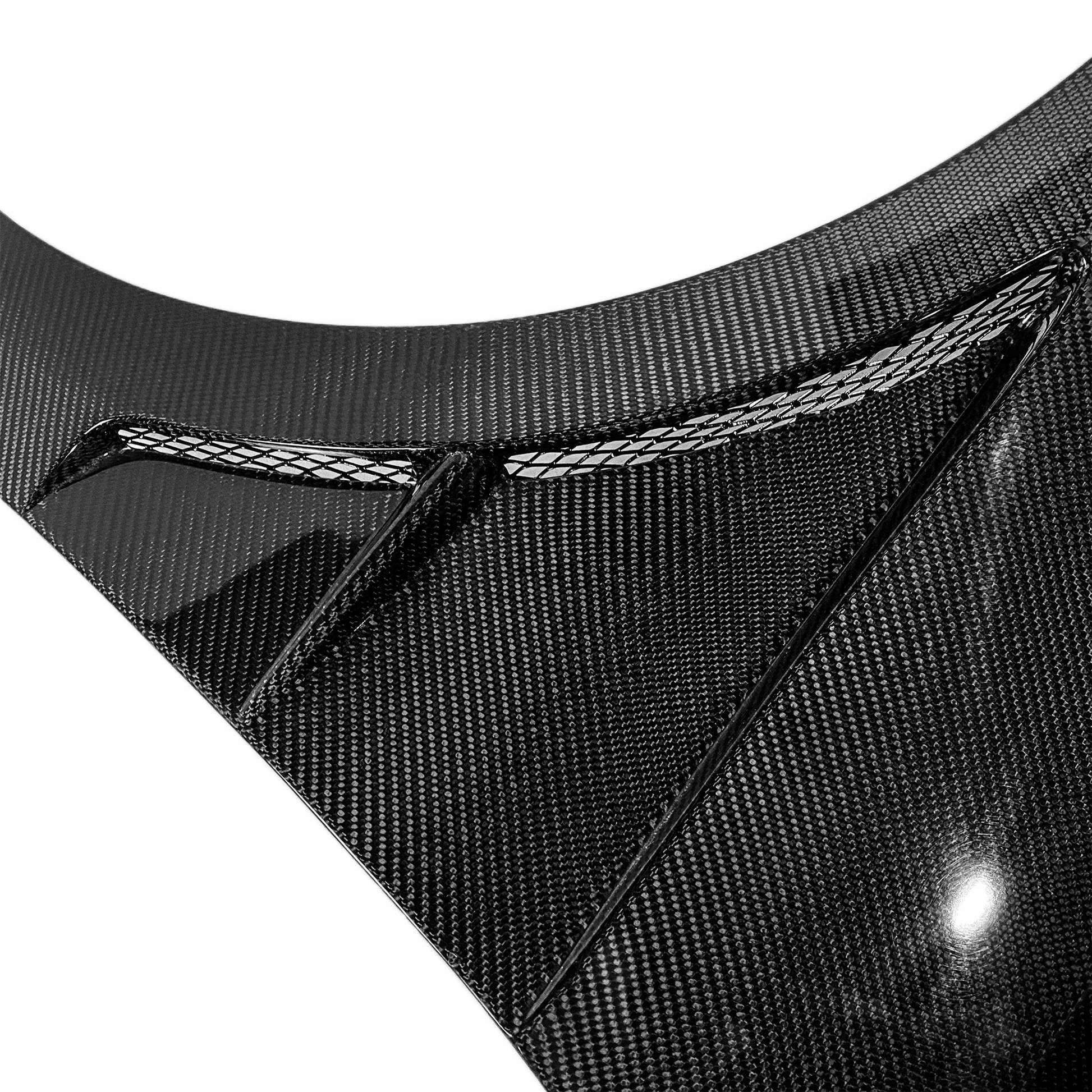 VW Golf MK7 TSI GTI R-LINE Vented Front Fenders 2012-2020 Kazento Carbon Parts 车身侧板